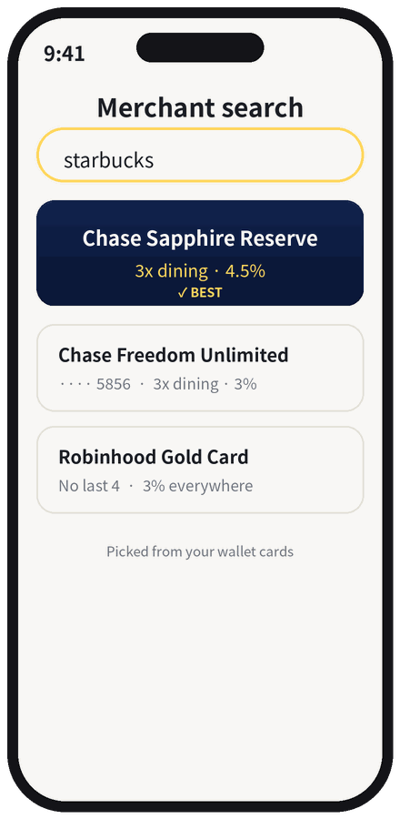 Smart recommendations